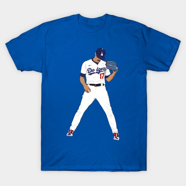 Joe Kelly Los Angeles Baseball Pitcher T-Shirt by Hevding